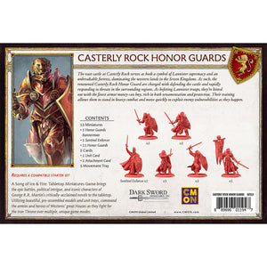 Song of Ice and Fire Lannister Casterly Rock Honor Guards New - Tistaminis