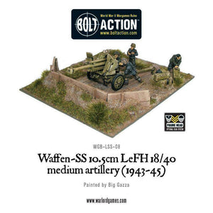 Bolt Action Waffen SS 105mm Gun New - TISTA MINIS
