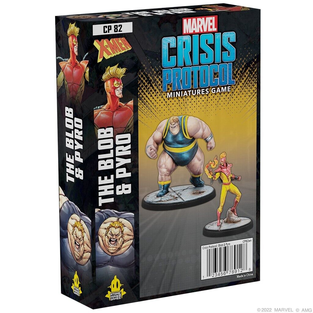 Marvel Crisis Protocol: The Blob & Pyro Character Pack Dec 9th Pre-Order - Tistaminis