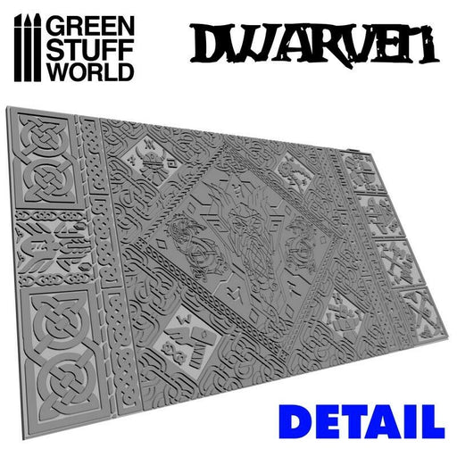 Green Stuff World Rolling Pin DWARVEN New - TISTA MINIS