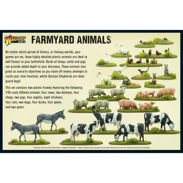 Bolt Action Farmyard Animals New - TISTA MINIS