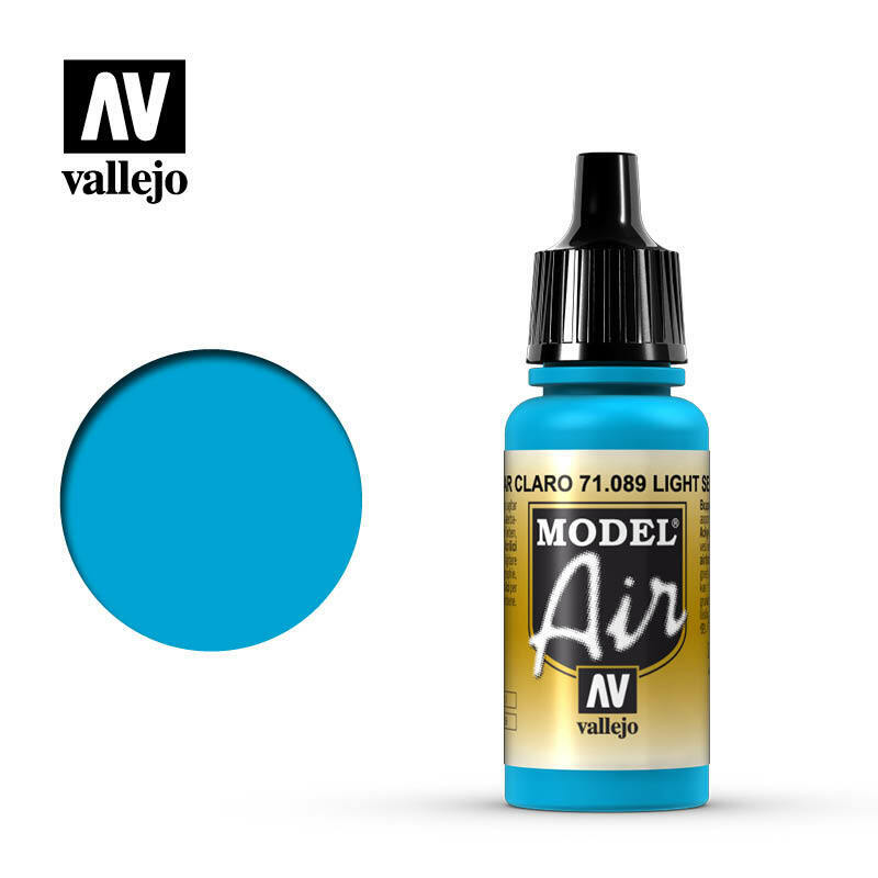 Vallejo Model Air Paint Light Sea Blue (71.089) - Tistaminis