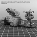 Kromlech Legionary Heavy Weapon Platform: Quad Mortar New - TISTA MINIS