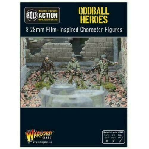 Bolt Action United States US Oddball Heroes New - 402213001 - TISTA MINIS