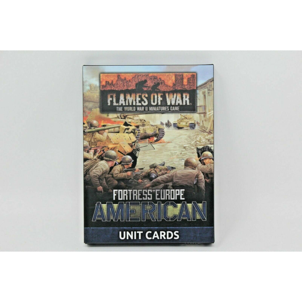 Flames Of War American Unit Cards New | TISTAMINIS