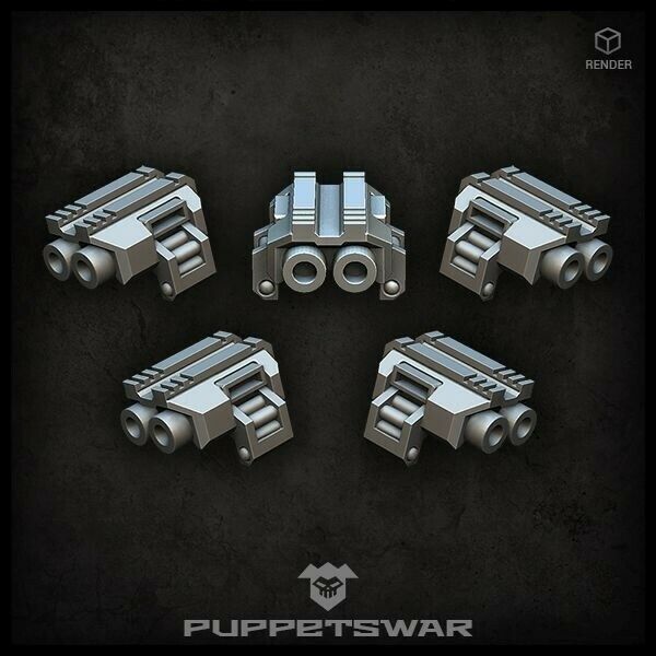Puppets War Assault Wrist Guns New - Tistaminis