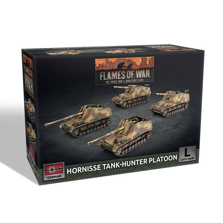 Flames of War	Hornisse/Hummel Platoon (x4 Plastic) July 23 Pre-Order - Tistaminis