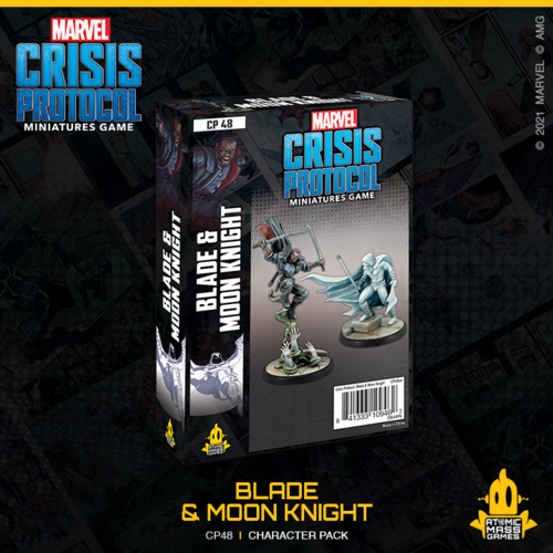 Marvel Crisis Protocol: Blade and Moon Knight Character Pack Pre Order Aug 13 - Tistaminis