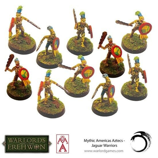 Mythic Americas Jaguar Warriors with Macuahuitl New - Tistaminis