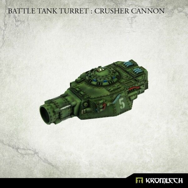 Kromlech Battle Tank Turret: Crusher Cannon - TISTA MINIS