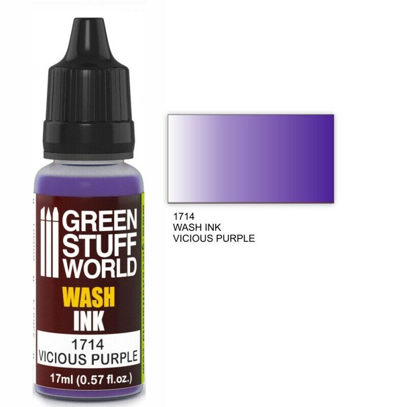 Green Stuff World Inks Wash Ink VICIOUS PURPLE - Tistaminis