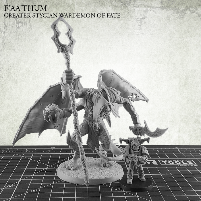 Kromlech F'aa'thum, Greater Stygian Wardemon of Fate New - TISTA MINIS