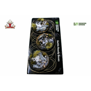 Gamers Grass Winter Bases Round 50mm (x3) - TISTA MINIS