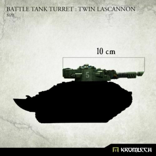 Kromlech Battle Tank Turret: Twin Lascannon - TISTA MINIS