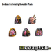 Kromlech Bedlam Fraternity Shoulder Pads New - TISTA MINIS