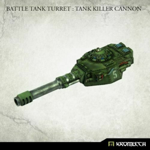 Kromlech Battle Tank Turret: Tank Killer Cannon (1) New - TISTA MINIS