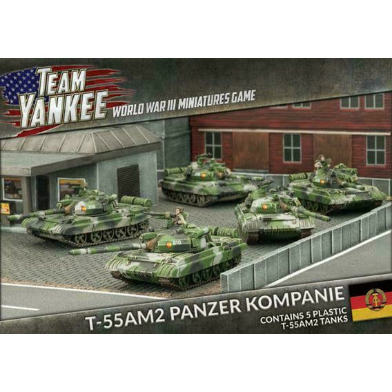 Team Yankee East German T-55AM2 Panzer Kompanie New - TISTA MINIS
