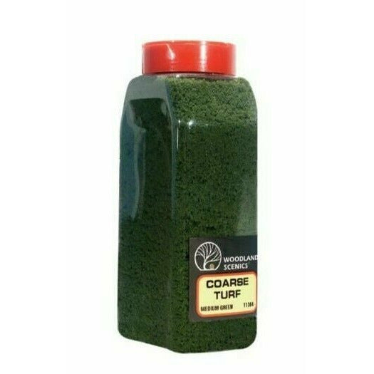 Woodland Scenics Shaker Turf Coars Fall Medium Green (32oz) New - TISTA MINIS