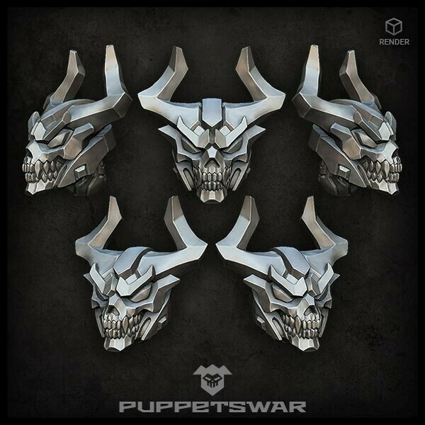 Puppets War Demon Helmets New - Tistaminis