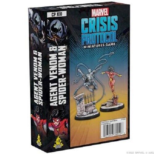 Marvel Crisis Protocol Agent Venom & Spider-Woman Character Pack Pre-Order Feb10 - Tistaminis