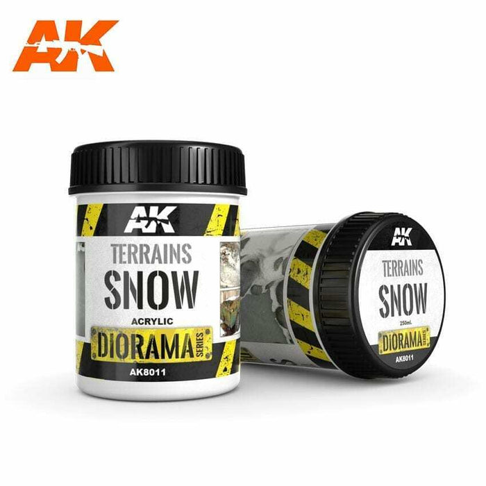 AK Interactive Terrains Snow 250ml New - TISTA MINIS