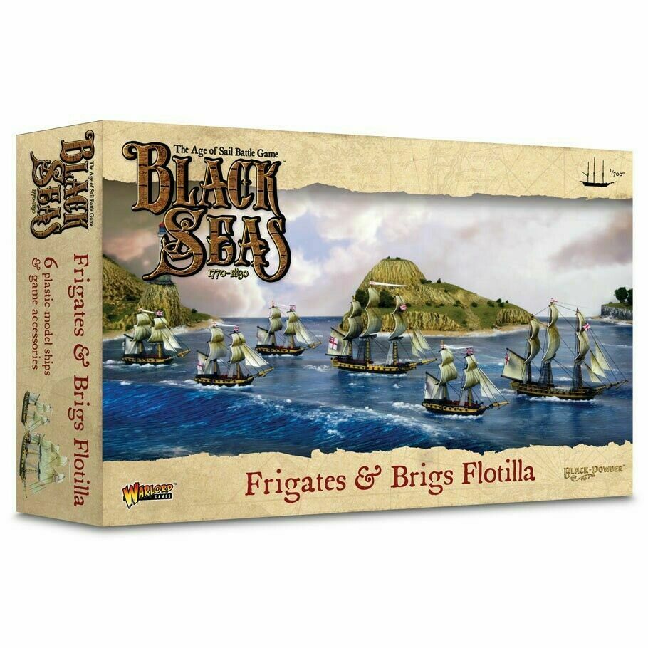 Warlord Games Black Seas Frigates & Brigs Flotilla (1770 - 1830) - 792010001 - TISTA MINIS