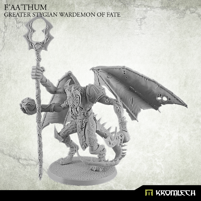 Kromlech F'aa'thum, Greater Stygian Wardemon of Fate New - TISTA MINIS