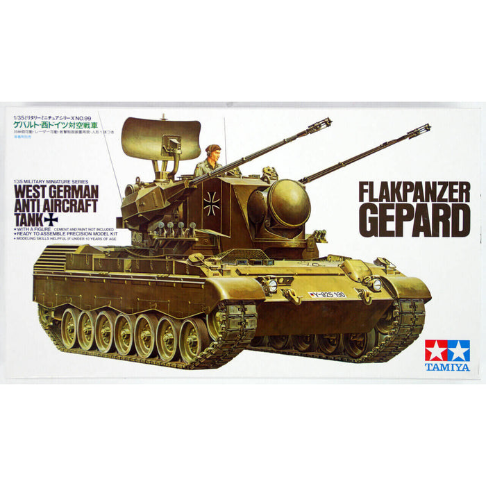 Tamiya WEST GERMAN FLAKPANZRT GEPARD (1/35) New - Tistaminis