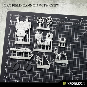 Kromlech Orc Field Cannon with Crew 1 New - TISTA MINIS