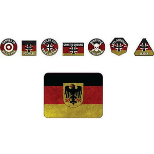 WW3: Team Yankee West German Gaming Set (x20 Tokens,x2 Objectives, x16 Dice) New - TISTA MINIS