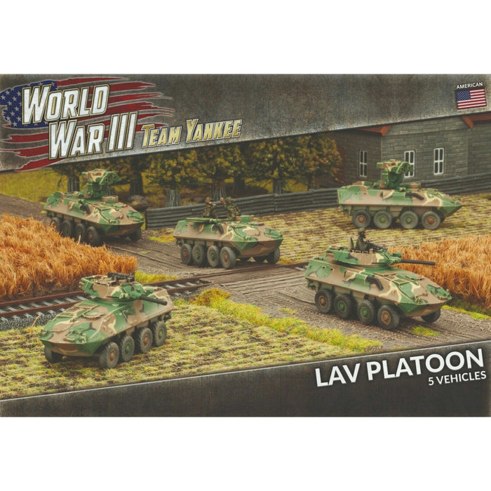 Team Yankee American LAV Platoon (Plastic) New - TISTA MINIS