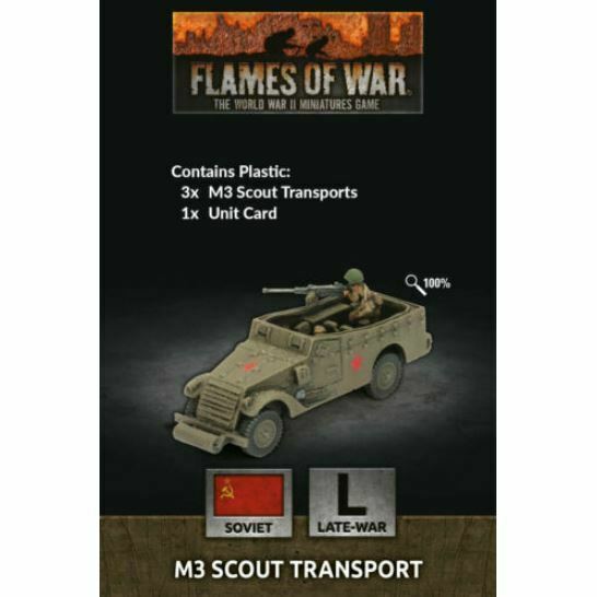 Flames of War Soviet M3 Scout Transport New - TISTA MINIS