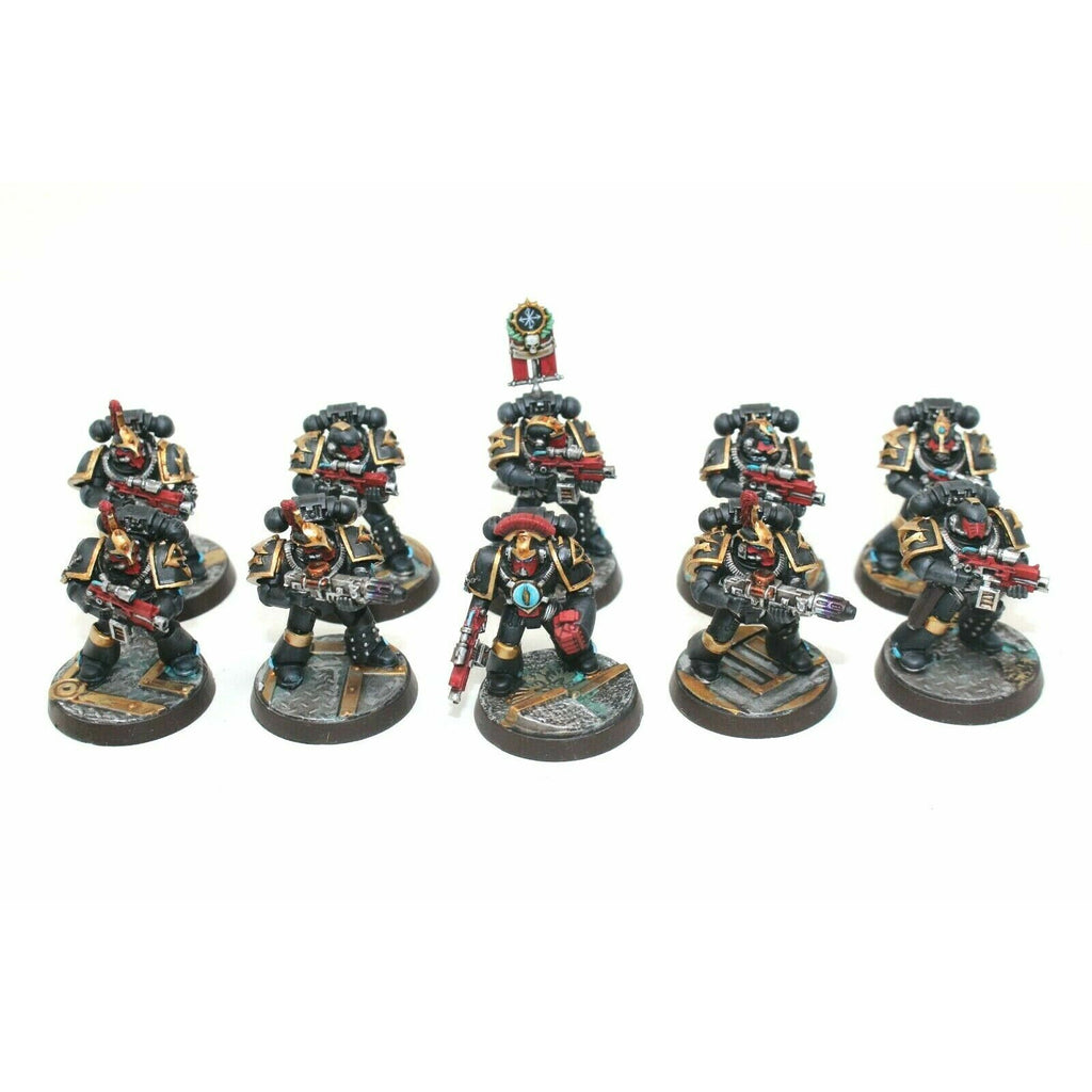 Warhammer Chaos Space Marines Tactical marines MKIV Well Painted - JYS70 - Tistaminis