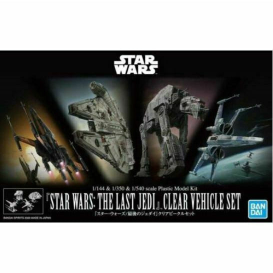 Bandai 1/144 & 1/350 & 1/540 [STAR WARS: THE LAST JEDI] CLEAR VEHICLE SET New - TISTA MINIS