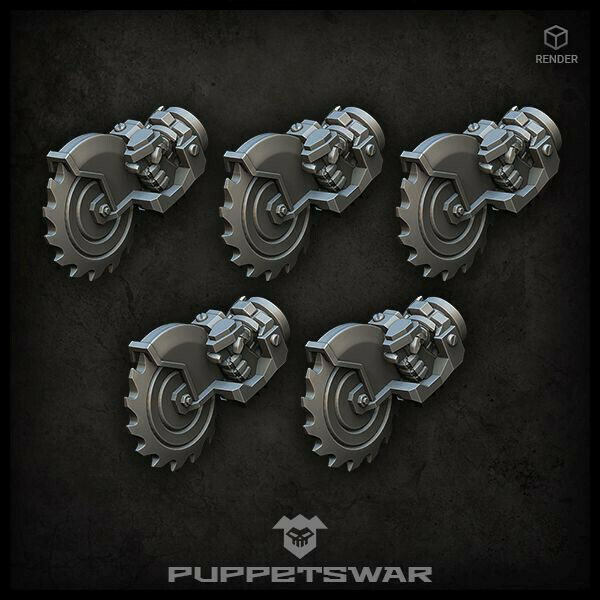 Puppets War Hand Buzzsaws (right) v2 New - Tistaminis