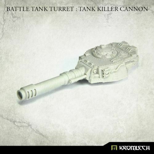 Kromlech Battle Tank Turret: Tank Killer Cannon (1) New - TISTA MINIS