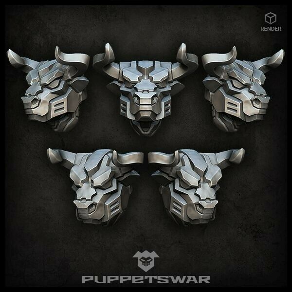 Puppets War Bull Helmets New - Tistaminis