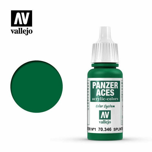 Vallejo Panzer Aces Paint Splinter Blotches I (70.346) - Tistaminis