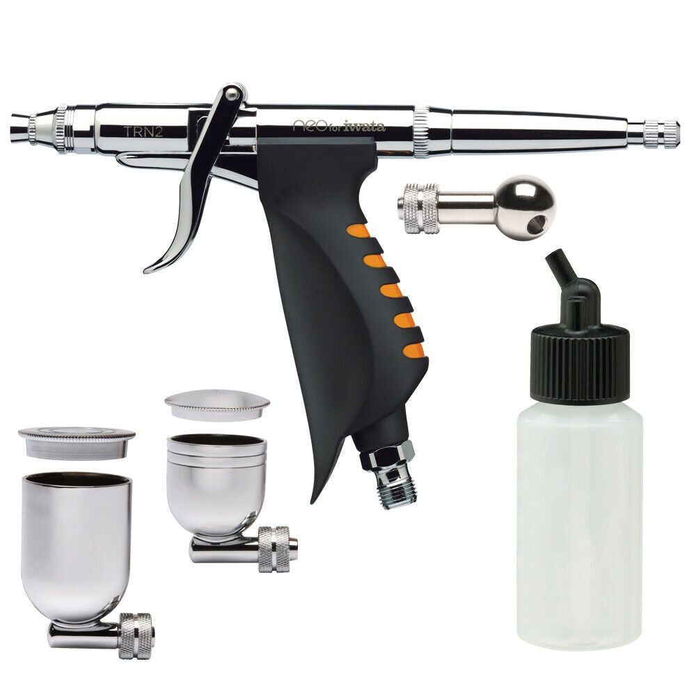 IWATA NEO TRN2 Side Feed Dual Action Trigger Airbrush New - Tistaminis