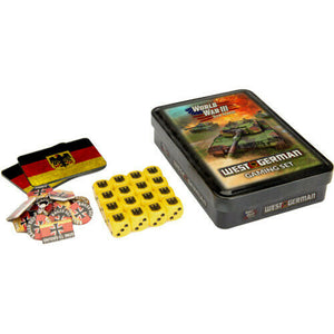 WW3: Team Yankee West German Gaming Set (x20 Tokens,x2 Objectives, x16 Dice) New - TISTA MINIS