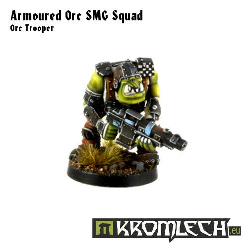 Kromlech Armoured Orc SMG Squad New - TISTA MINIS