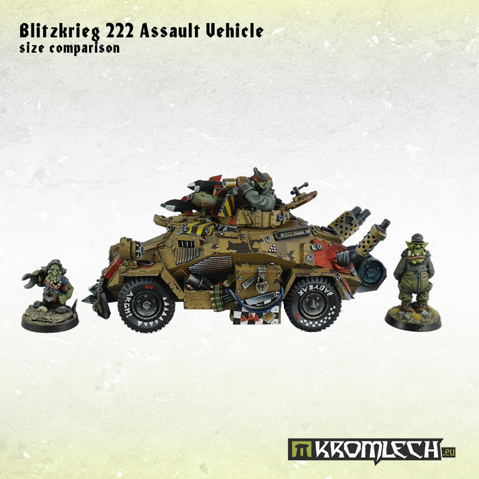 Kromlech Blitzkrieg 222 Assault Vehicle New - TISTA MINIS