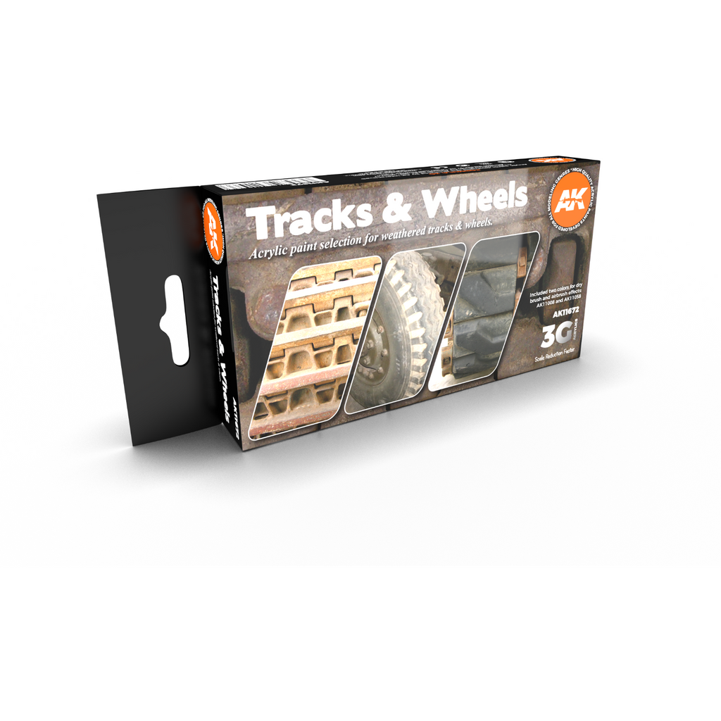 AK Interactive 3G Tracks And Wheels New - Tistaminis