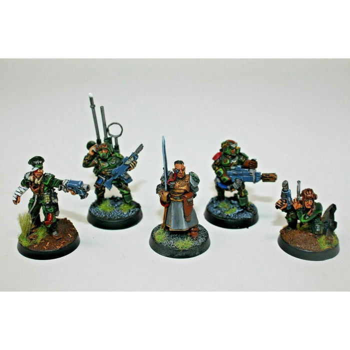 Warhammer Imperial Guard Command Squad Well Painted Metal - JYS8 | TISTAMINIS