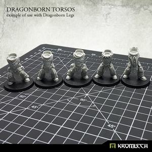 Kromlech Dragonborn Torsos (5) New - TISTA MINIS