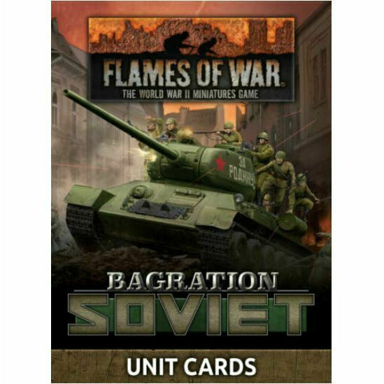 Flames of War - Bagration: Soviet Unit Cards New - TISTA MINIS
