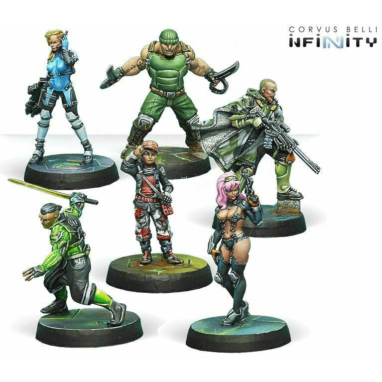 Infinity: Non-Aligned Armies Outrage Characters Pack New - TISTA MINIS