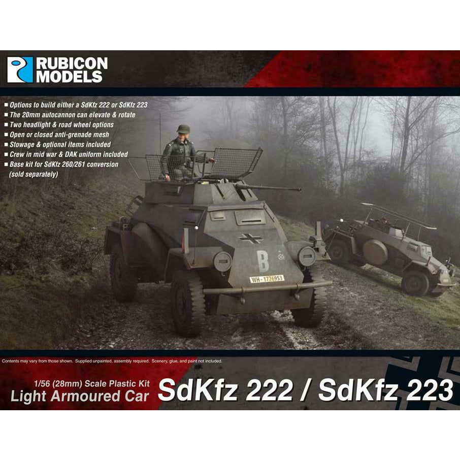 Rubicon German SdKfz 222/223 Light Armoured Car New - Tistaminis