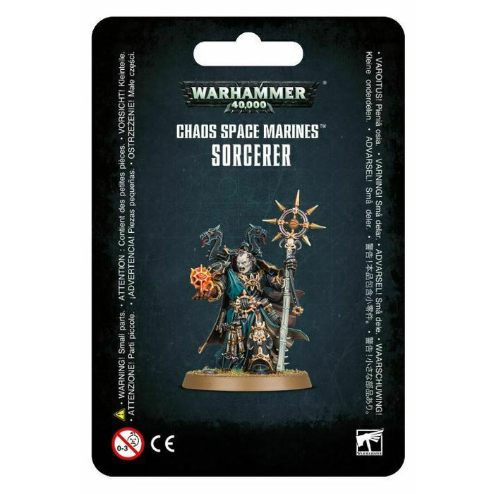 Warhammer CHAOS SPACE MARINES SORCERER New | TISTAMINIS