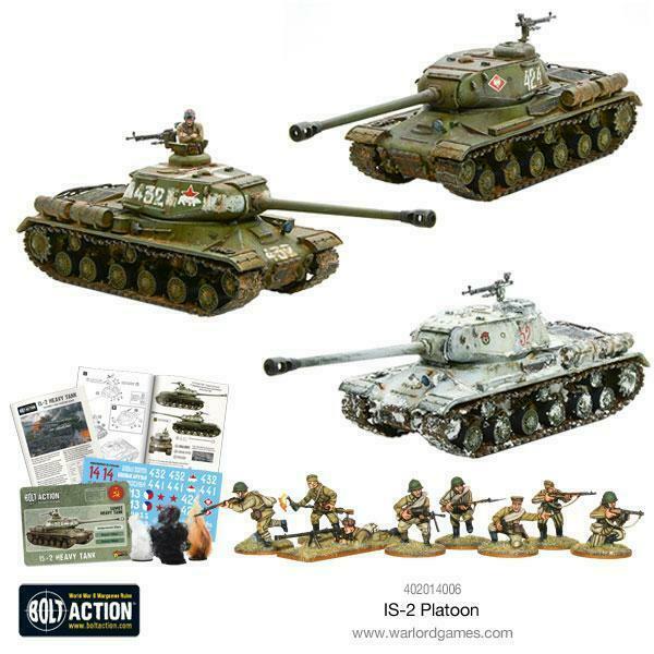 Bolt Action Soviet IS2 Platoon New - TISTA MINIS